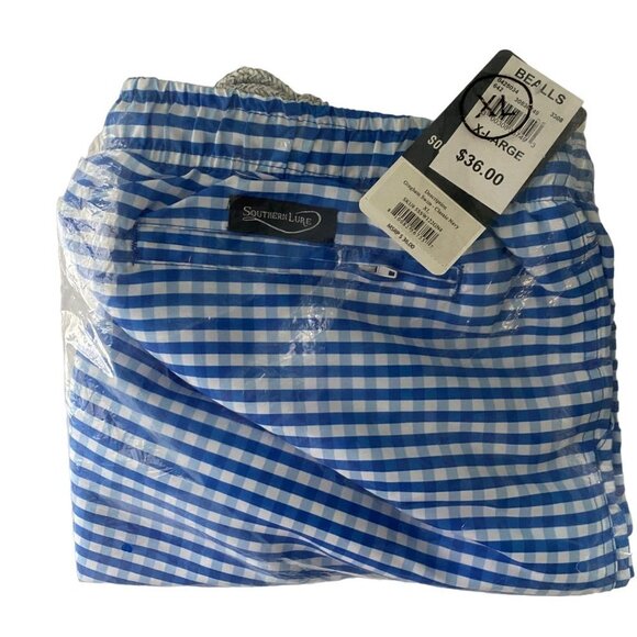 Southern Lure Swim Trunks Gingham Pattern NEW NWT - Picture 12 of 12